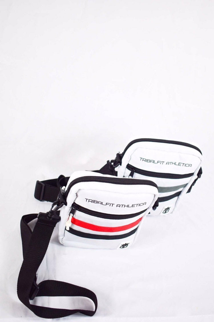 TRIBALFIT VITAL CROSS BODY BAG UNISEX- BLACK AND GREY