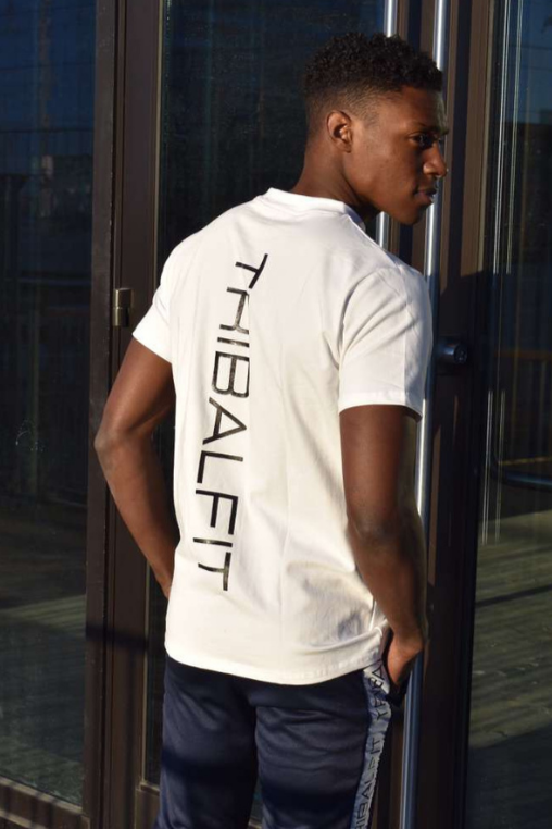TRIBALFIT VITAL PERFORMANCE TEE- FROSTINE WHITE