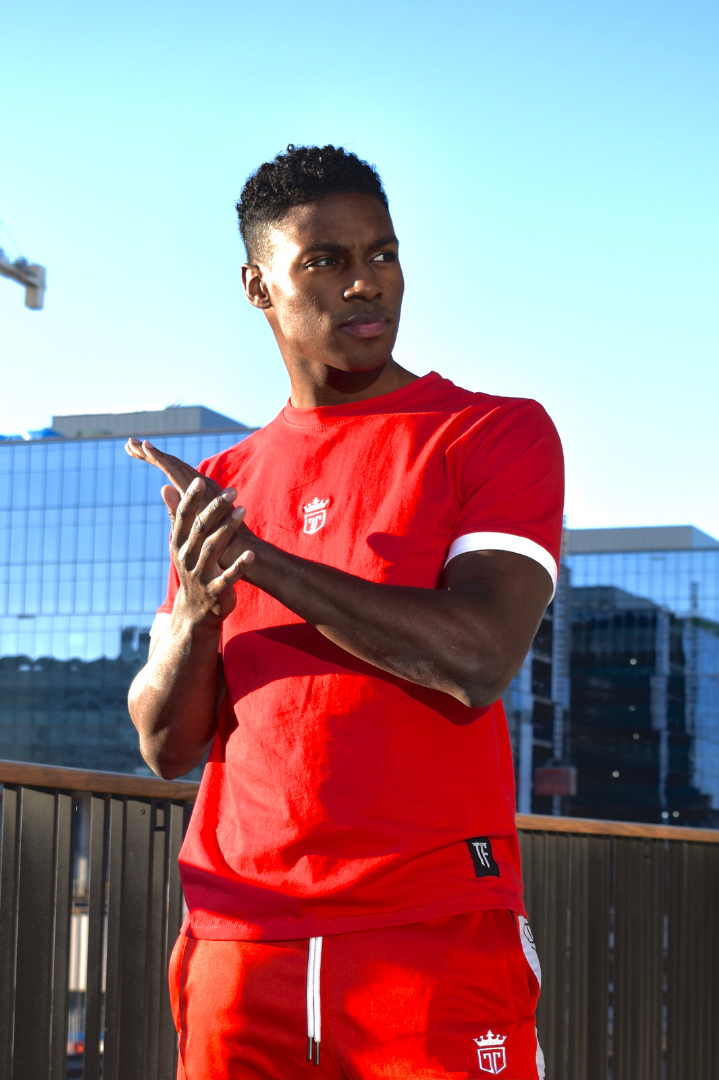 TRIBALFIT VITAL PERFORMANCE TEE- IMPERIAL RED